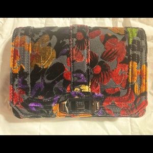 Rebecca Minkoff velvet floral crossbody